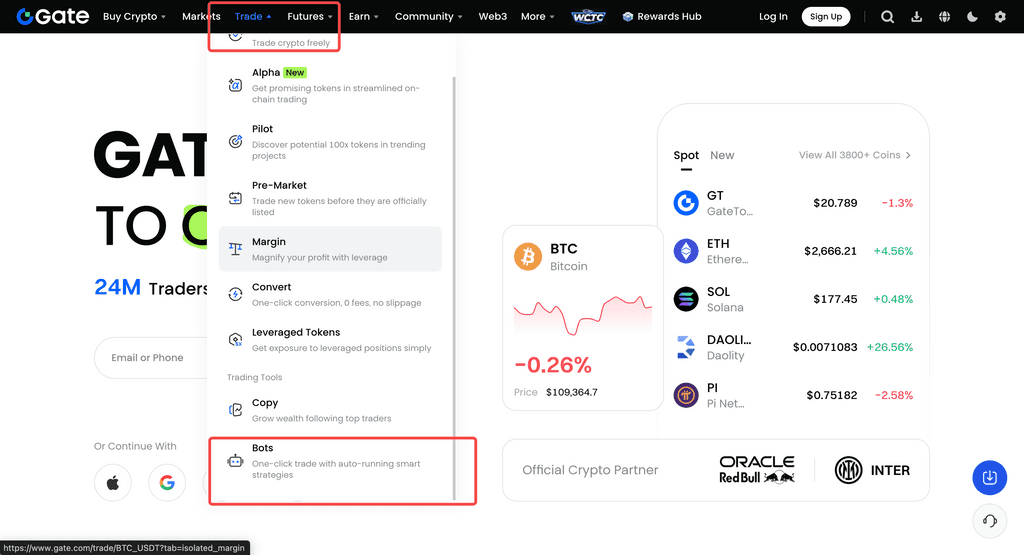Gate trading bot