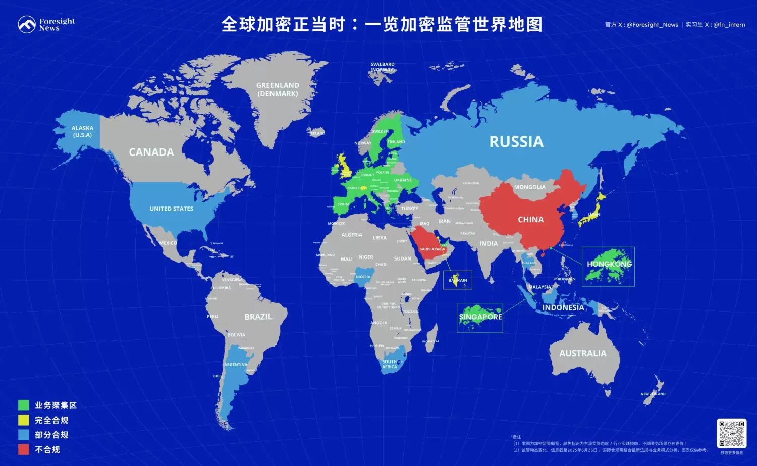 加密监管世界地图：全球 20+ 司法管辖区政策与演变趋势 image 0