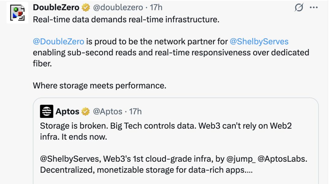 Aptos携手Jump推出热数据协议Shelby，能否逆风翻盘？ image 2