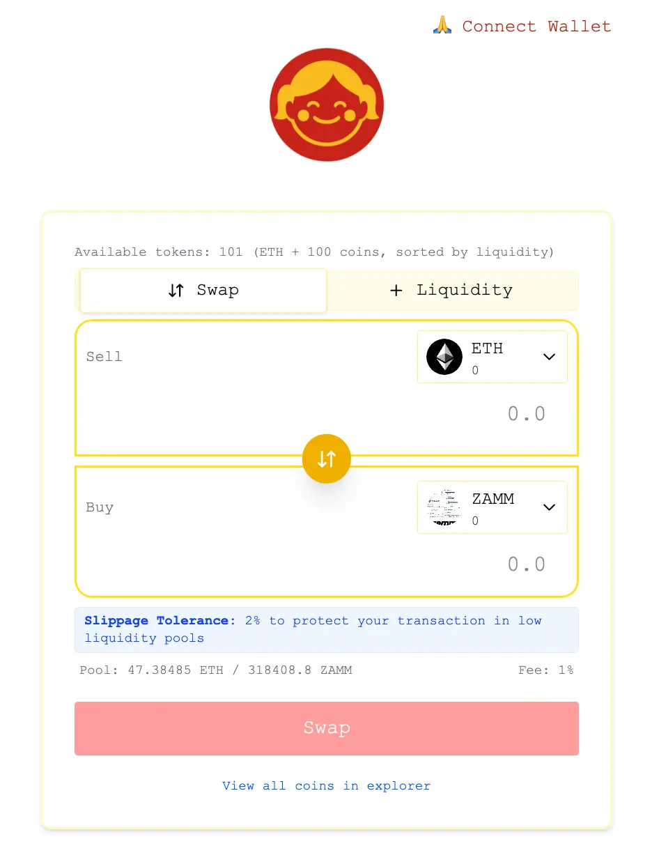 24 小时涨幅 100%，一文读懂 ETH 生态新项目 ZAMM image 2