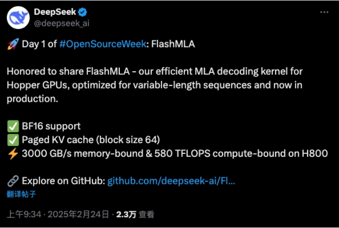 英伟达周线暴跌10%带崩美股比特币，DeepSeek开源周发布了什么？ image 1