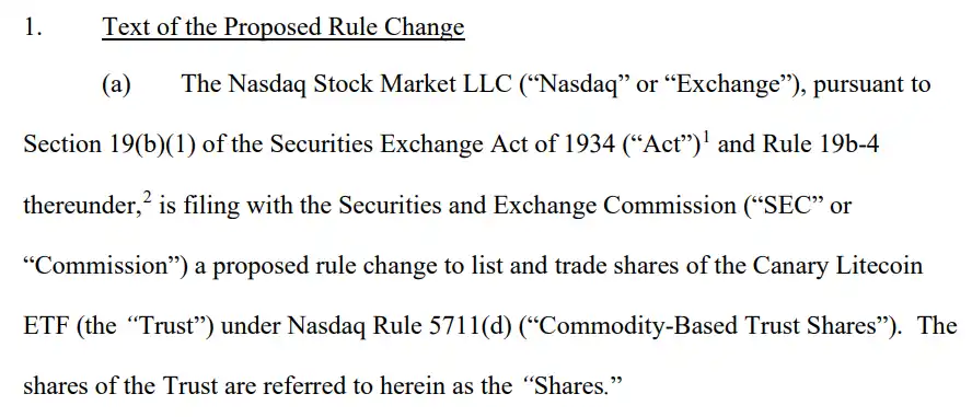 莱特币剑指下一个ETF，山寨ETF申请或因特朗普上台提速 image 0