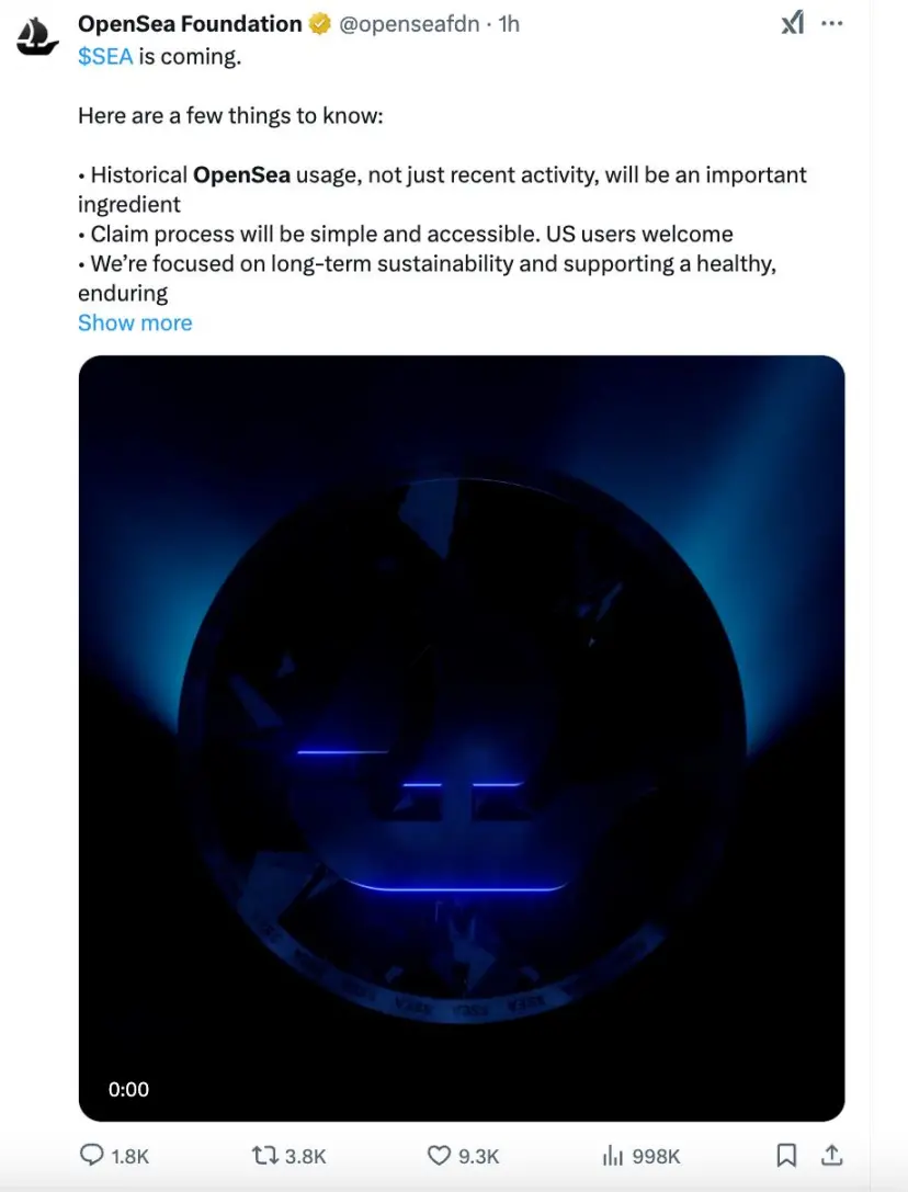 OpenSea 沉浮七年，曾经的 NFT 交易所“一哥”还是选择了发币 image 0