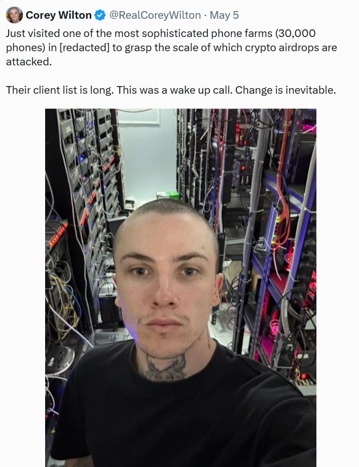 越南三万部手机“连轴转”，空投农场挤爆铁皮棚 image 0
