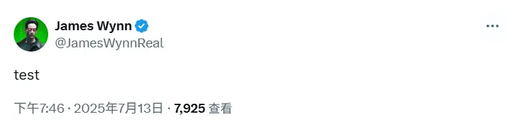 James Wynn 最新 X 平台动态：关注他的最新发文！