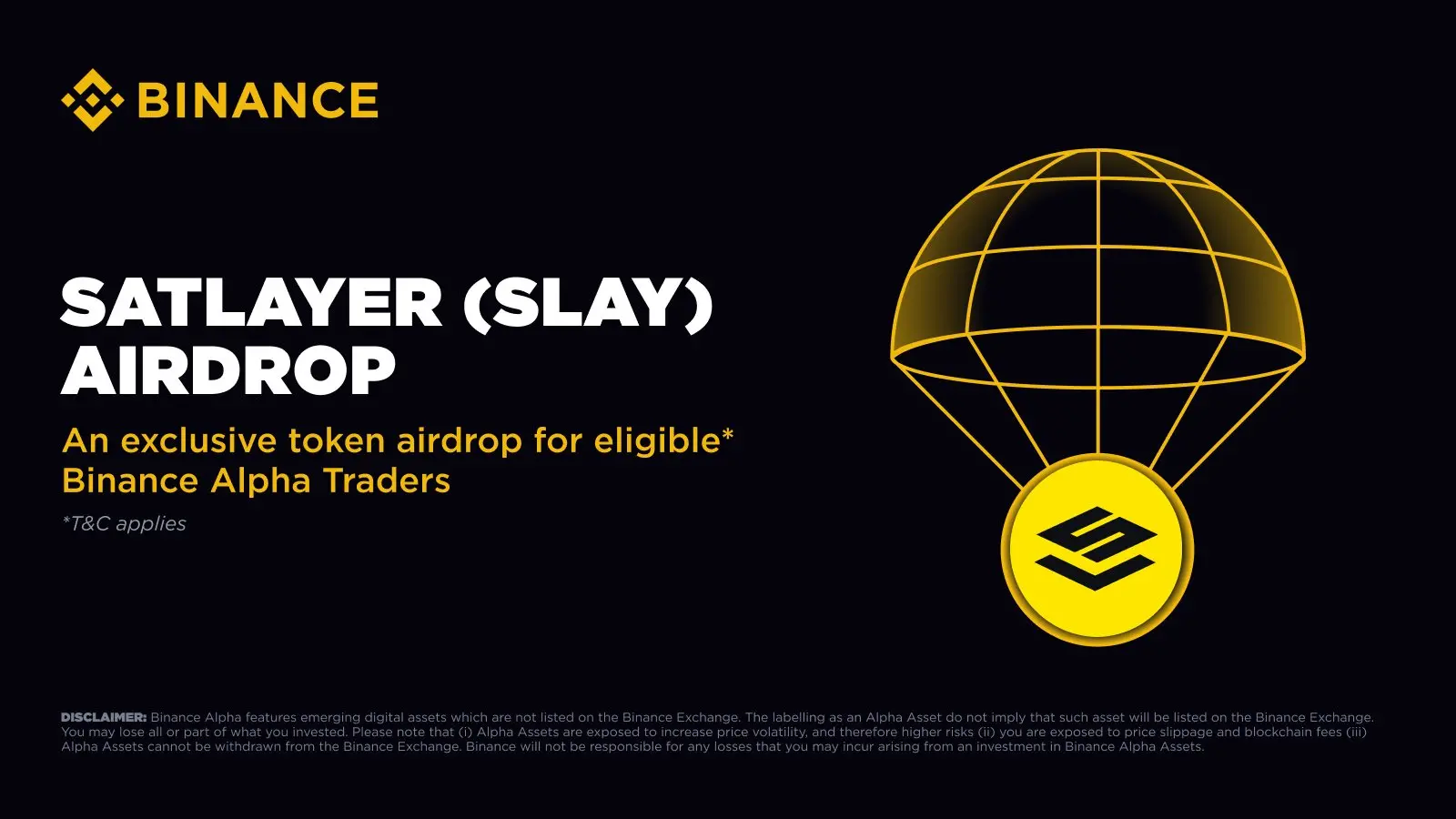 币安 SatLayer (SLAY) 空投申领攻略：227 Alpha 积分达标指南