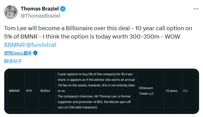 Tom Lee精准预测：单笔交易盈利或破亿，投资秘诀大公开！