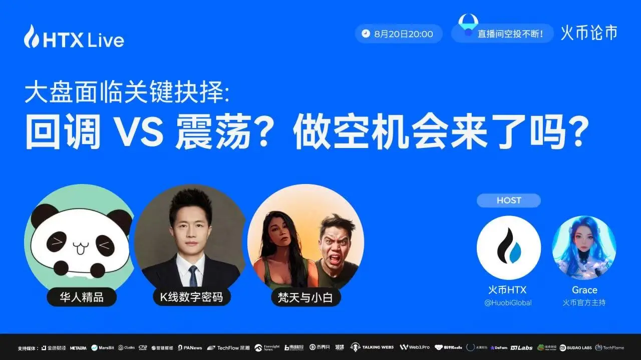 火币 HTX 直播：资深交易员教你抓住做空机会，精准剖析市场关键抉择